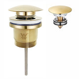 Universal Pop Up/Pullout Waste 32mm/40mm Argent Gold — detail 2