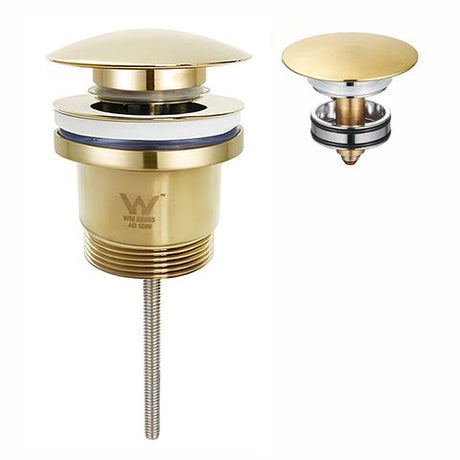 Universal Pop Up/Pullout Waste 32mm/40mm Argent Gold — detail 2