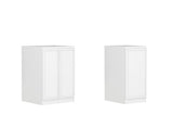 Hampshire White Base Laundry Cabinet with 1060mm Pure White Top — detail 3