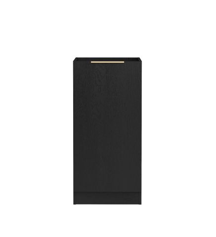 Byron/Bondi Black Oak Base Laundry Cabinet with 1060mm Pure White Top — detail 4