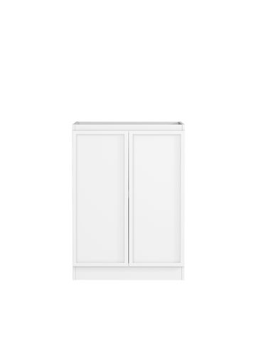 Hampshire White Base Laundry Cabinet with 1300mm Pure White Top — detail 2