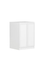 Hampshire White Base Laundry Cabinet with 1300mm Pure White Top — detail 3
