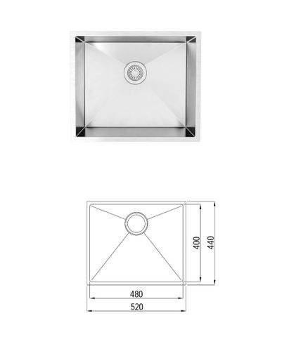 Bondi White Base Laundry Cabinet with 1060mm Pure White Top — detail 8