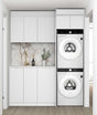 Laundry Kit 1715C Noosa White with Pure White Top