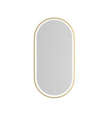LED Noosa 900(H)x450(W) Gold Metal Frame Tuffi Mirror — detail 5