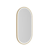 LED Noosa 900(H)x450(W) Gold Metal Frame Tuffi Mirror — detail 6