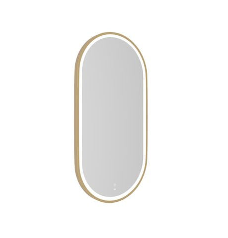 LED Noosa 900(H)x450(W) Gold Metal Frame Tuffi Mirror — detail 6