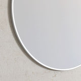 London 700mm White Metal Frame Tuffi Mirror — detail 3