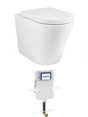Alzano WF Hurricane Pan With Thick Seat / Geberit Inwall Cistern Set (Push Plate Sold Separately)