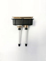 Square Toilet Flush Button Rose Gold — detail 2