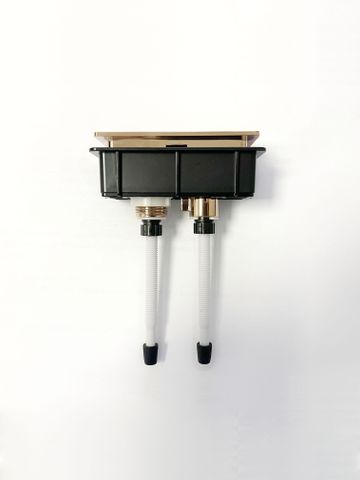 Square Toilet Flush Button Rose Gold — detail 2