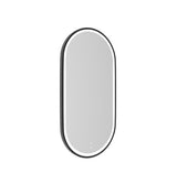 LED Noosa 900(H)x450(W) Black Metal Frame Tuffi Mirror — detail 4