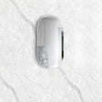 Noosa 900(H)x450(W) White Metal Frame Tuffi Mirror