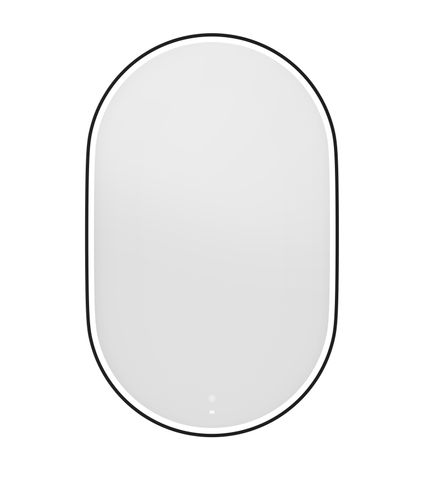 LED Noosa 900(H)x600(W) Black Metal Frame Tuffi Mirror- Install Horizontal or Vertical — detail 7