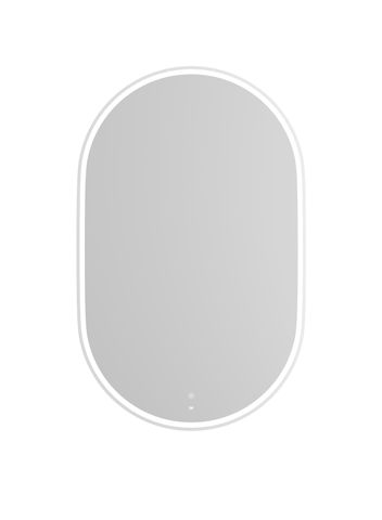 LED Noosa 900(H)x600(W) White Metal Frame Mirror- Install Horizontal or Vertical — detail 7
