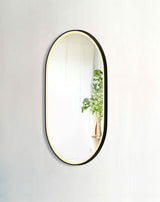 LED Noosa 1200(W)x750(H) Black Metal Frame Tuffi Mirror- Install Horizontal or Vertical — detail 3