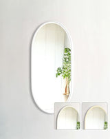 LED Noosa 1200(W)x750(H) White Metal Frame Mirror- Install Horizontal or Vertical — detail 4