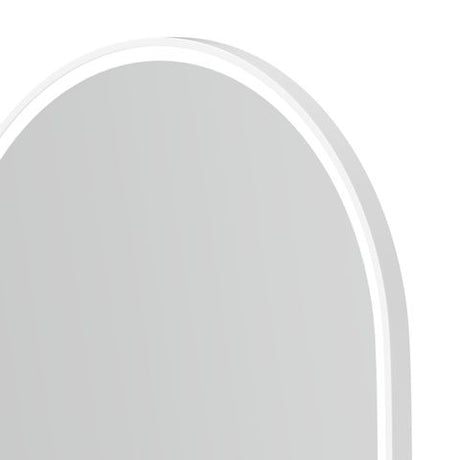 LED Noosa 1200(W)x750(H) White Metal Frame Mirror- Install Horizontal or Vertical — detail 6