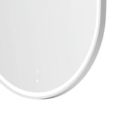LED Noosa 900(H)x450(W) White Metal Frame Tuffi Mirror — detail 4