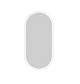 LED Noosa 900(H)x450(W) White Metal Frame Tuffi Mirror — detail 6