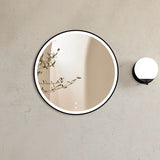 LED Bondi 800mm Black Metal Frame Tuffi Mirror