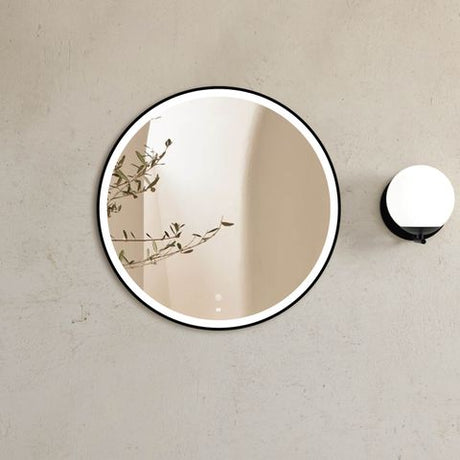LED Bondi 800mm Black Metal Frame Tuffi Mirror