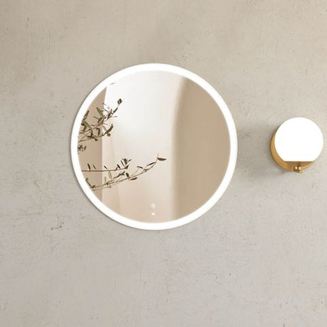 LED Bondi 800mm White Metal Frame Tuffi Mirror