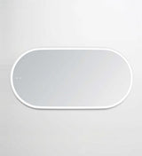 LED Noosa 1500(W)x750(H) White Metal Frame Mirror- Install Horizontal or Vertical — detail 5