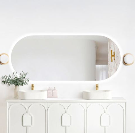 LED Noosa 1800(W)x750(H) Frameless Tuffi Mirror - Install Horizontal or Vertical — detail 2