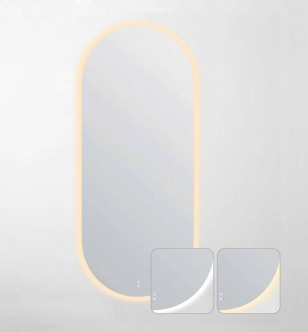 LED Noosa 1800(W)x750(H) Frameless Tuffi Mirror - Install Horizontal or Vertical — detail 3