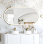 LED Noosa 1500(W)x750(H) Gold Metal Frame Tuffi Mirror- Install Horizontal or Vertical