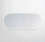 LED Noosa 1800(W)x750(H) White Metal Frame Mirror- Install Horizontal or Vertical — detail 4