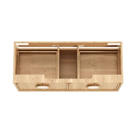 Laguna Mark II 1200mm Woodland Oak Wall Hung Cabinet Only — detail 7