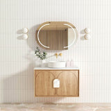 Laguna Mark II 900mm Woodland Oak Wall Hung Cabinet Only