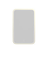 LED Newport 1200(W)x750(H) Gold Metal Frame Tuffi Mirror- Install Horizontal or Vertical — detail 4