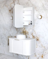 LED Newport 900(W)x750(H) White Shaving Cabinet - Premium Edition — detail 2