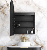 LED Archie 900(H)x600(W) Black Oak Shaving Cabinet - Premium Edition — detail 2