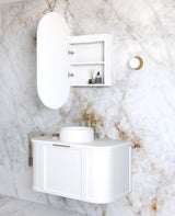 LED Noosa 900(H)x450(W) White Shaving Cabinet - Premium Edition — detail 2