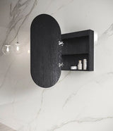 LED Noosa 900(H)x450(W) Black Oak Shaving Cabinet - Premium Edition — detail 2