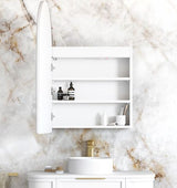 LED Archie 900(H)x600(W) White Shaving Cabinet - Premium Edition — detail 2