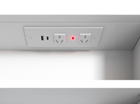 LED Archie 900(H)x600(W) White Shaving Cabinet - Premium Edition — detail 4