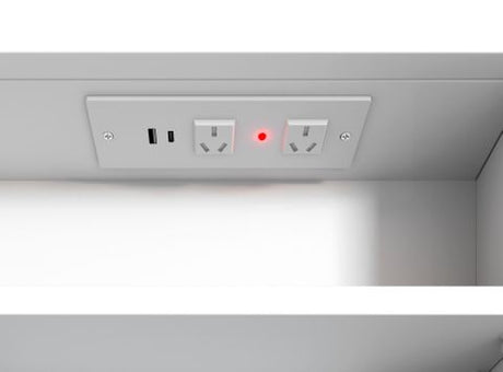 LED Archie 900(H)x600(W) White Shaving Cabinet - Premium Edition — detail 4