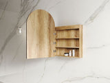 LED Archie 900(H)x600(W) Natural Oak Shaving Cabinet - Premium Edition — detail 2