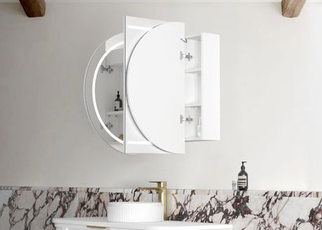 LED Bondi 1200(W)x750(H) White Shaving Cabinet - Premium Edition — detail 3
