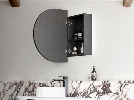LED Bondi 900(W)x600(H) Black Oak Shaving Cabinet - Premium Edition — detail 3