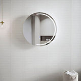 LED London 800mm White Shaving Cabinet - Premium Edition