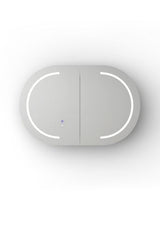 LED Bondi 900(W)x600(H) White Shaving Cabinet - Premium Edition — detail 7