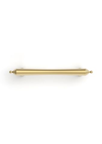 Heirloom - 140mm Brushed Brass Handle (Premium Solid Brass Construction) — detail 2