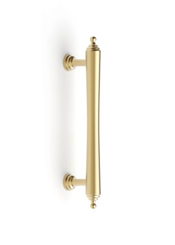 Heirloom - 140mm Brushed Brass Handle (Premium Solid Brass Construction) — detail 3