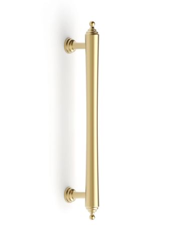 Heirloom - 171mm Brushed Brass Handle (Premium Solid Brass Construction) — detail 3